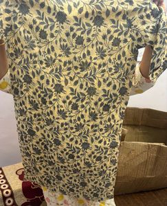 Floral Print Kurta