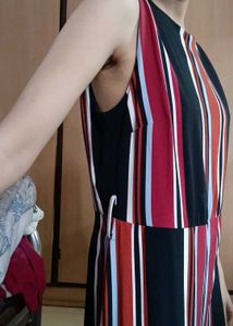 Striped Sleeveless jumpsuit 🦓