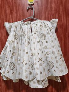 Cute Girls&#39; Top and midi set