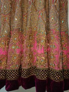 Beautiful Pink Fish Cut Gown