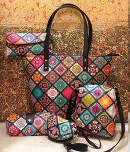Colorful Handbag Set