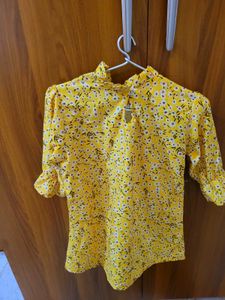 Floral Print Blouse Top