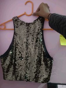 H&amp;m Sequins Top