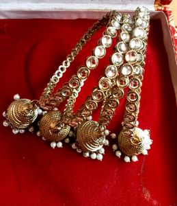 Kundan Bangles with Charms