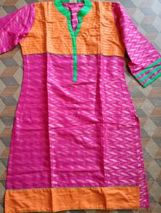 Pink &amp; Orange Tunic Top