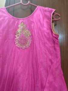 Ethnic Gown For Kids Girls With Heavy Embroidery
