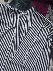 Striped Button-Down Shirt