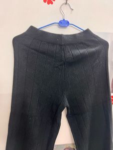 Black Knit Pants