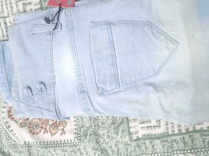 Ripped Light Blue Jeans