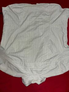 Striped White Shirt