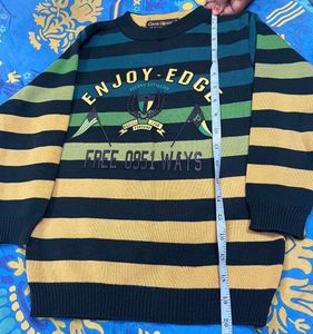 Boys' Striped Sweater