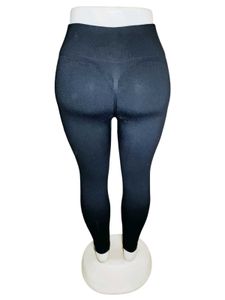 Black High-Waisted Yoga Leggings 28-30