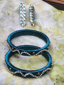 thread bangles with alligator clips ✨