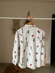 FLORAL PRINTED POLY SILK TOPS