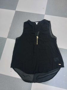 Guess Black Sleeveless Top