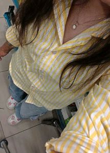 Striped Button-Down Shirt
