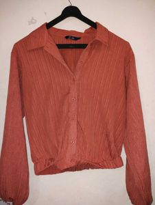 Orange Rust Top In Shade Of Coral 🪸