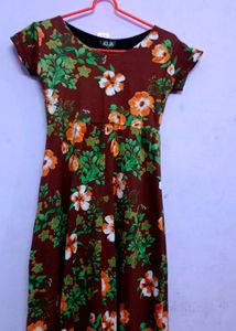 Floral Print Midi Dress