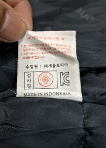 T-BUC Black Jacket | AMO Embroidery | Size L