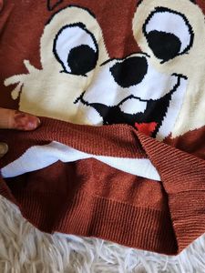 Chipmunk Graphic Sweater