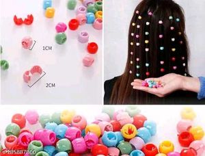 Colorful Mini Hair Claw Clips (50 Beats)