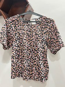 Only Brand Floral crop top
