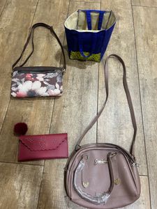 4 Purses Bags Combo Sale