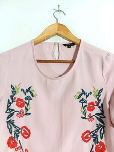 Pastel Pink Printed Top (Women)