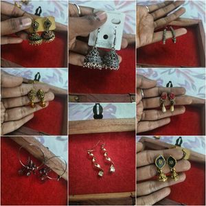 8 Sets Of Earrings