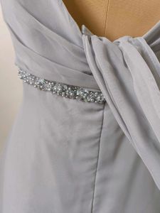Elegant Grey Formal Dress