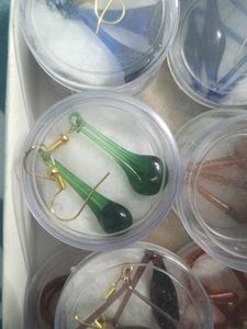 Product Name: Designer Glass Bead Earrings (Set of