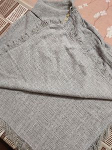 Grey Colour Ponchu