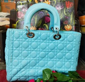Chic Blue Handbag Christian Dior 1st Copy