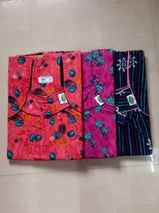 L Cotton Nighties Combo