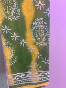 Cotton Saree New With Tag