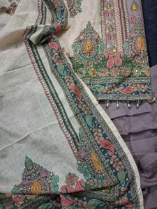 Elegant Floral Print Kurta Set xl