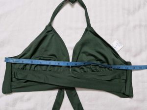 Green Bikini Top M