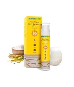 Mamaearth Rice Water Dewy Sunscreen SPF 50 PA++++