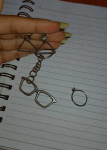 Ear Pieces, Keychain And Ring