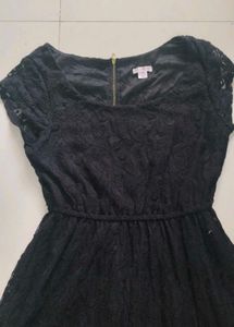 Elegant Black Lace Dress
