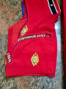 Red Heavy Pure Saree
