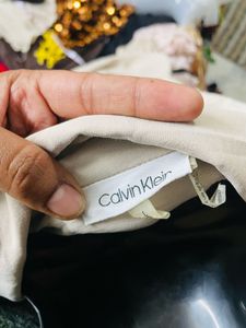 Calvin Klein Shirt Dress With Belt