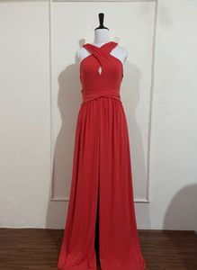 Elegant Red Maxi Dress
