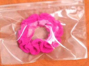 Crochet Ruffled Scrunchie