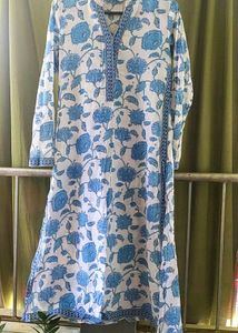 Floral Print Kurta