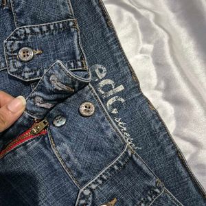 Bootcut Cargo Denim