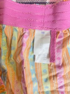 Y2k Striped &amp; Dotted Shorts