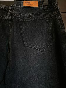 ♠️Black Straight Denim Jeans