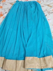 Blue Ethnic Skirt