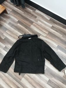 Unisex Black Leather Jacket